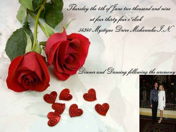 Wedding invite